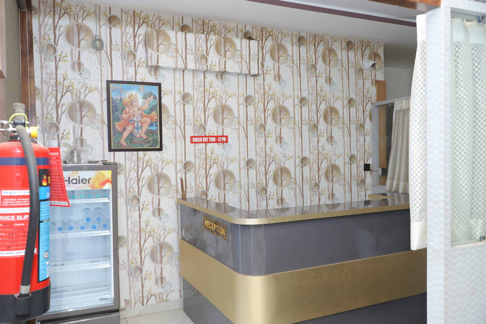Hotel reception
